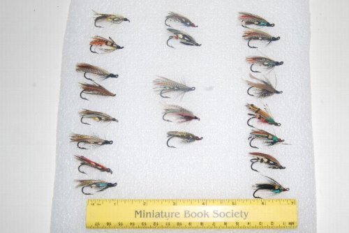 21- ATLANTIC SALMON FLIES. Full-Dressed DOUBLE-HOOK Irons; Size #4-#6.